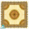 سفره سنتی قلمکار طرح ترنج اندازه 100×100 سانتیمتر سفره قلمکار و رومیزی سنتی