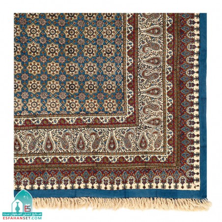 رومیزی شش نفره قلمکار طرح سنتی اندازه 200×135سانتیمتر سفره قلمکار و رومیزی سنتی