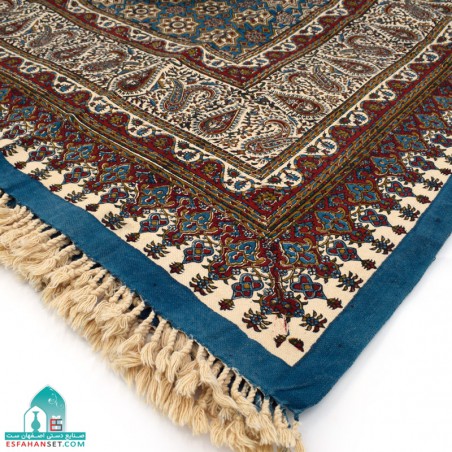 رومیزی شش نفره قلمکار طرح سنتی اندازه 200×135سانتیمتر سفره قلمکار و رومیزی سنتی