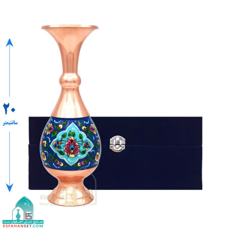 گلدان مسی نقاشی