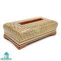 ست سطل و جعبه دستمال کاغذی خاتم کاری