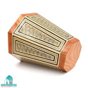ست سه تکه خاتم کاری سطل و جعبه دستمال و جاکاردی