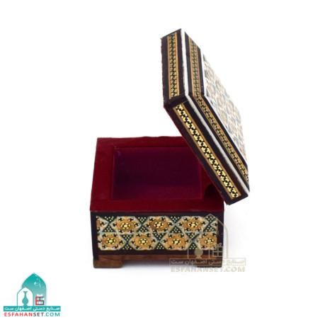 جعبه حلقه طلا خاتم کاری