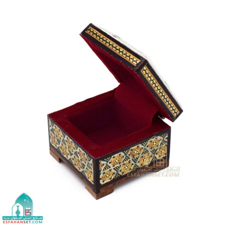 جعبه حلقه طلا خاتم کاری
