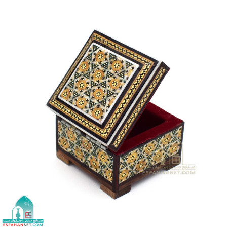 جعبه حلقه طلا خاتم کاری