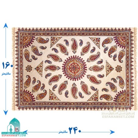 رومیزی قلمکار شش نفره