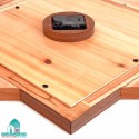 ساعت دیواری چوبی خاتم کاری طرح هیچ اندازه 47 سانتیمتر ساعت دیواری خاتم کاری