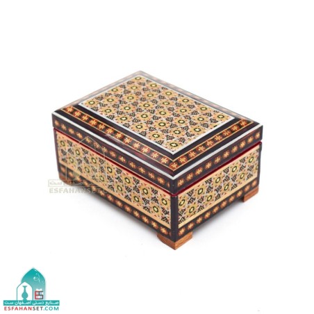 جعبه جواهرات خاتم کاری