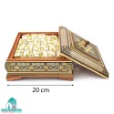 شکلات خوری چهارگوش خاتم کاری