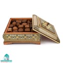 شکلات خوری چهارگوش خاتم کاری