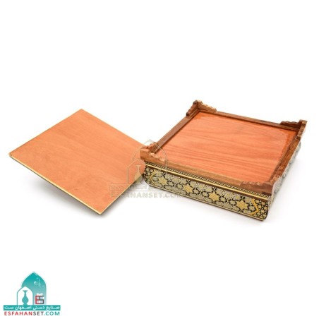 شکلات خوری چهارگوش خاتم کاری