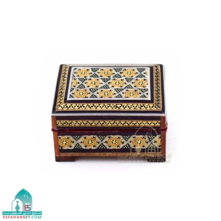 جعبه خاتم کاری کوچک