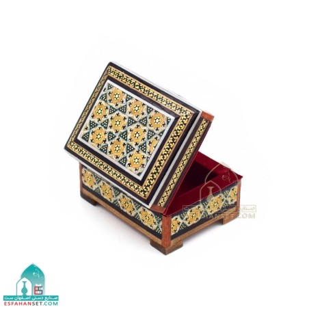 جعبه خاتم کاری کوچک