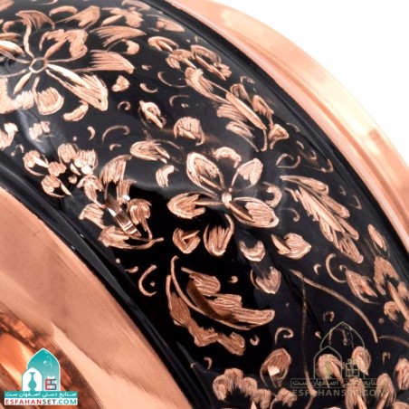خرید شکلات خوری مسی گل و مرغ الماس تراش