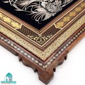 قاب مسی قلمزنی خاتم کاری