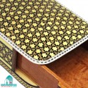 جاکارتی چوبی خاتم کاری مدل کشویی اندازه 11×8 سانتیمتر جعبه هدیه خاتم کاری